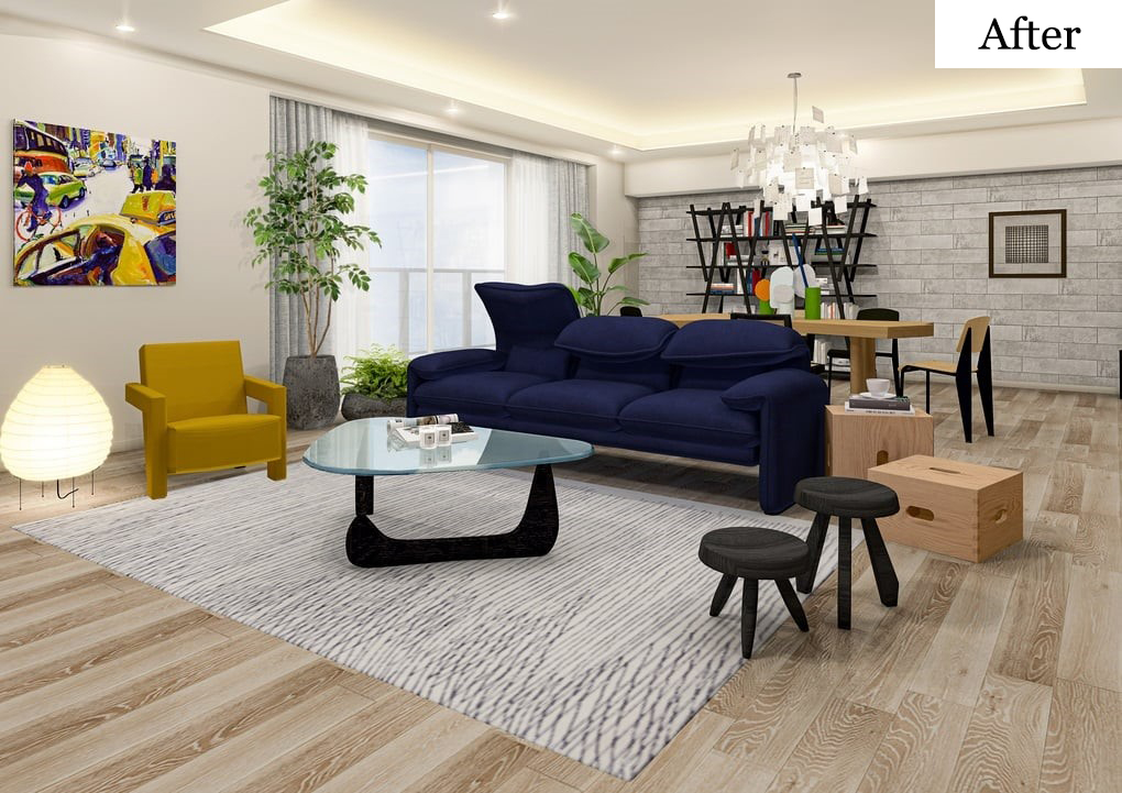 50’s名作家具を楽しくアレンジ After